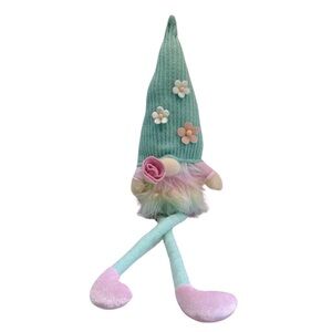 Summer Spring‎ Flower Gnome Multi Colored Pastel